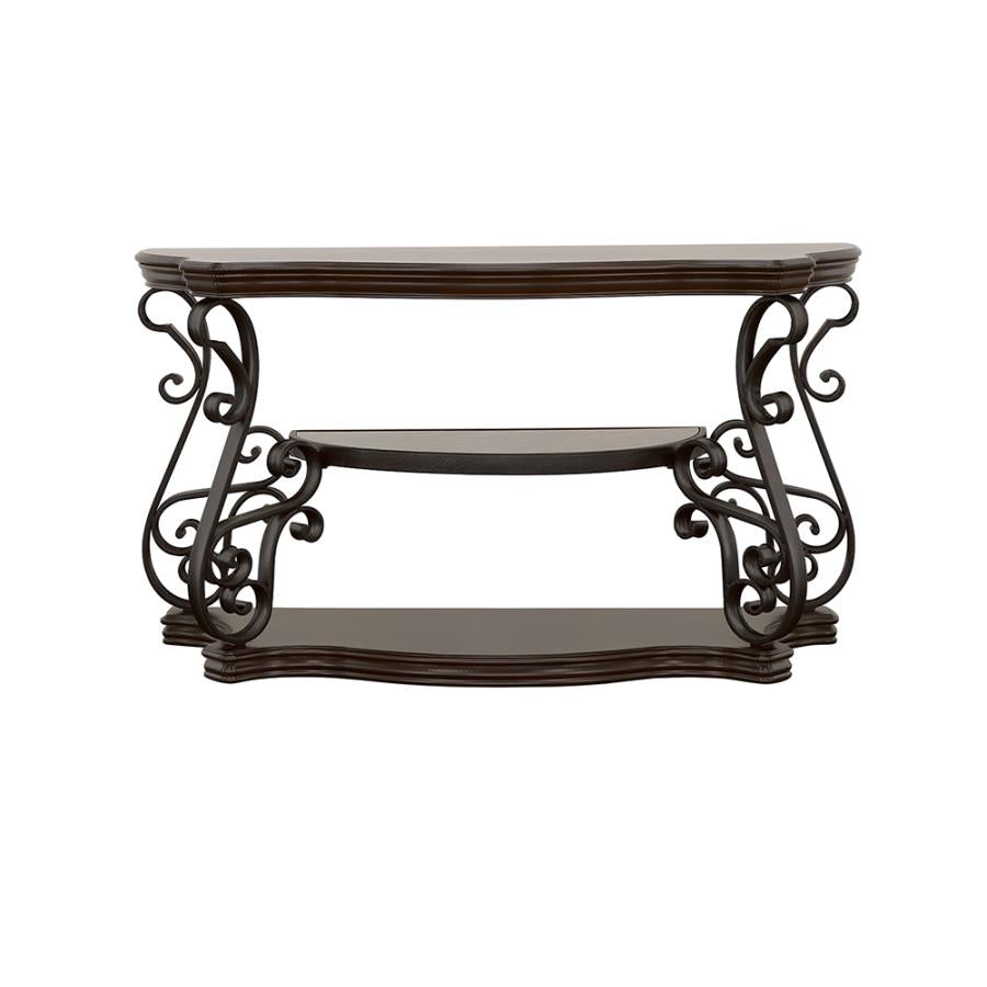 Laney Brown Sofa Table