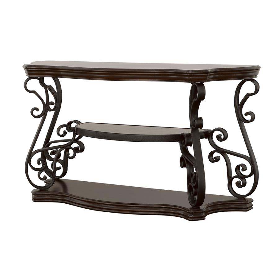 Laney Brown Sofa Table