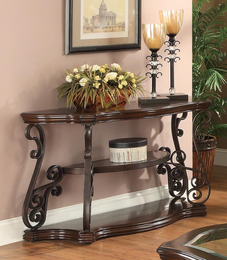 Laney Brown Sofa Table