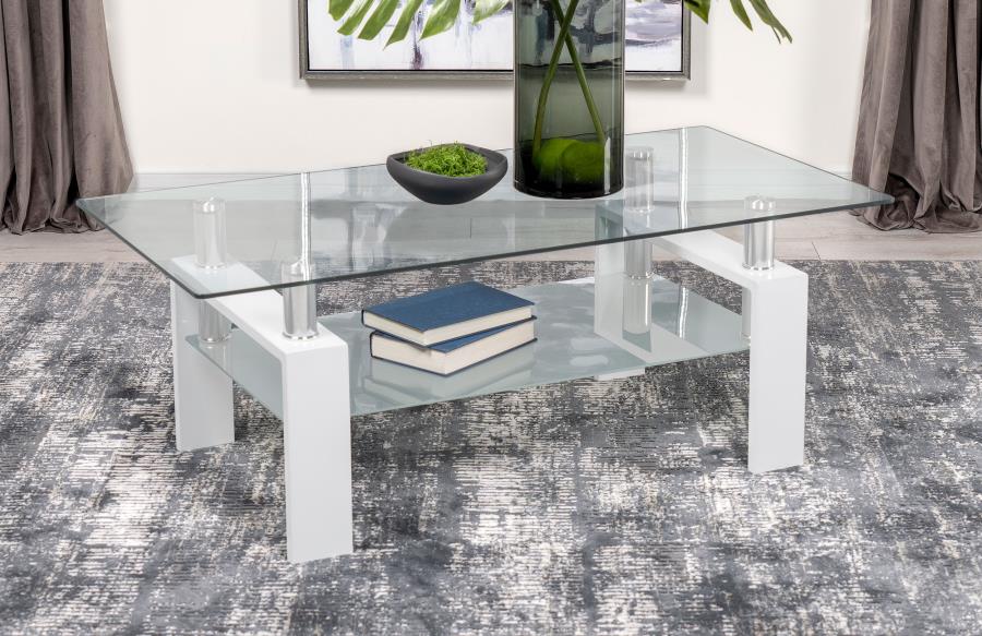 Dyer White Coffee Table