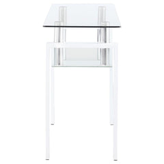 Dyer White Sofa Table