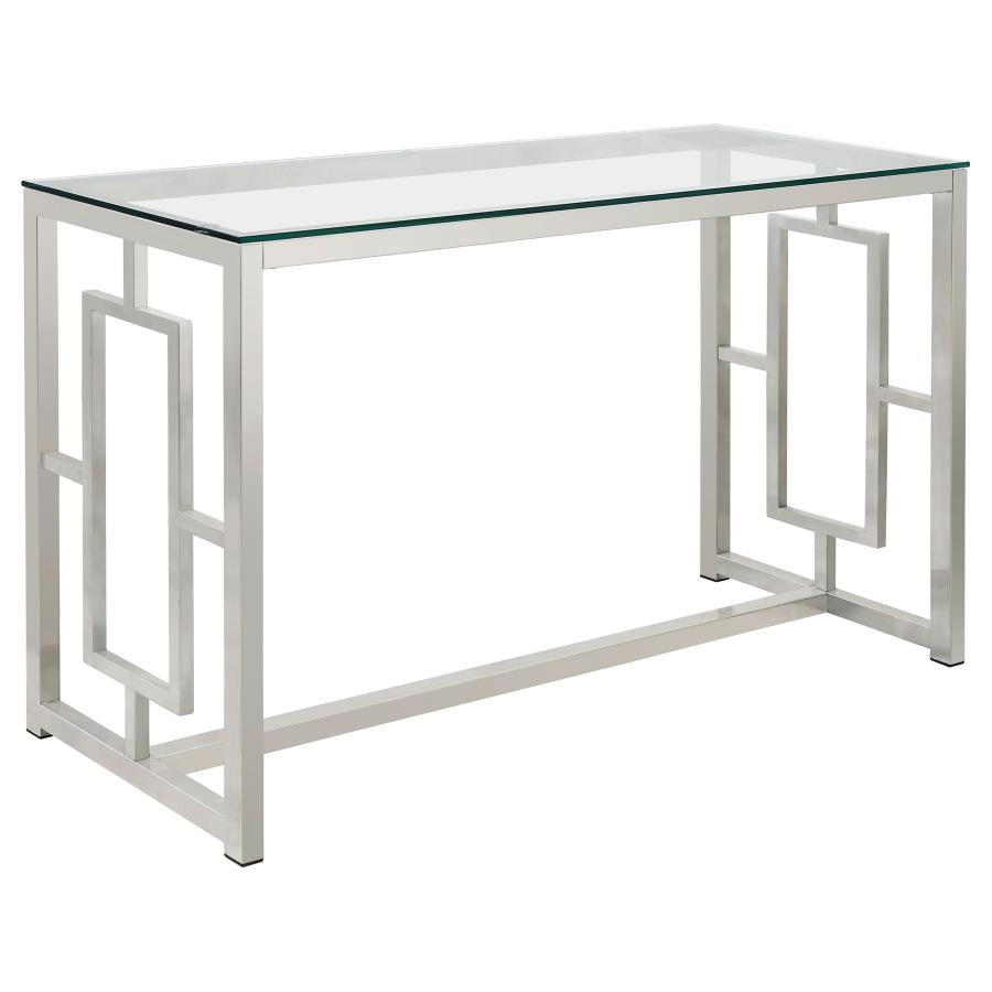 Merced Silver Sofa Table
