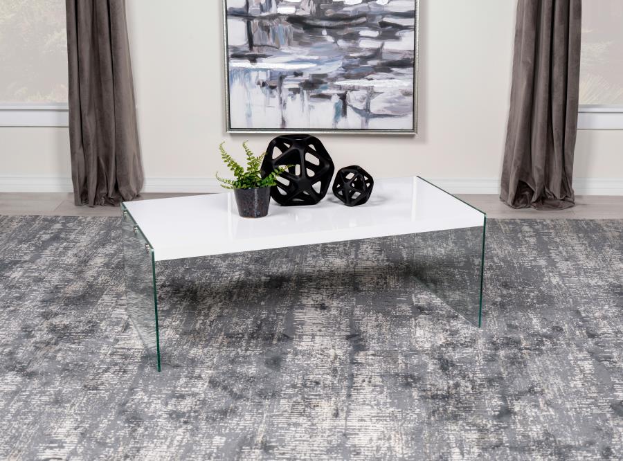 Opal White Coffee Table
