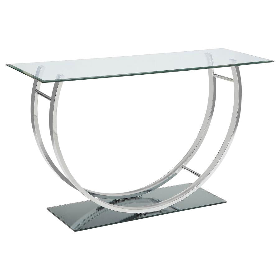 Danville Silver Sofa Table