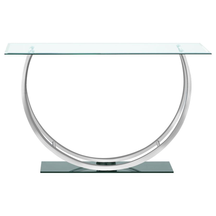 Danville Silver Sofa Table