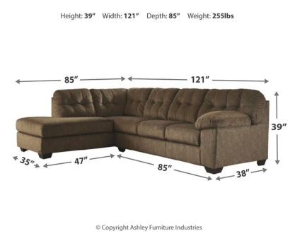Accrington 2-Piece Sectional with Ottoman - PKG001583