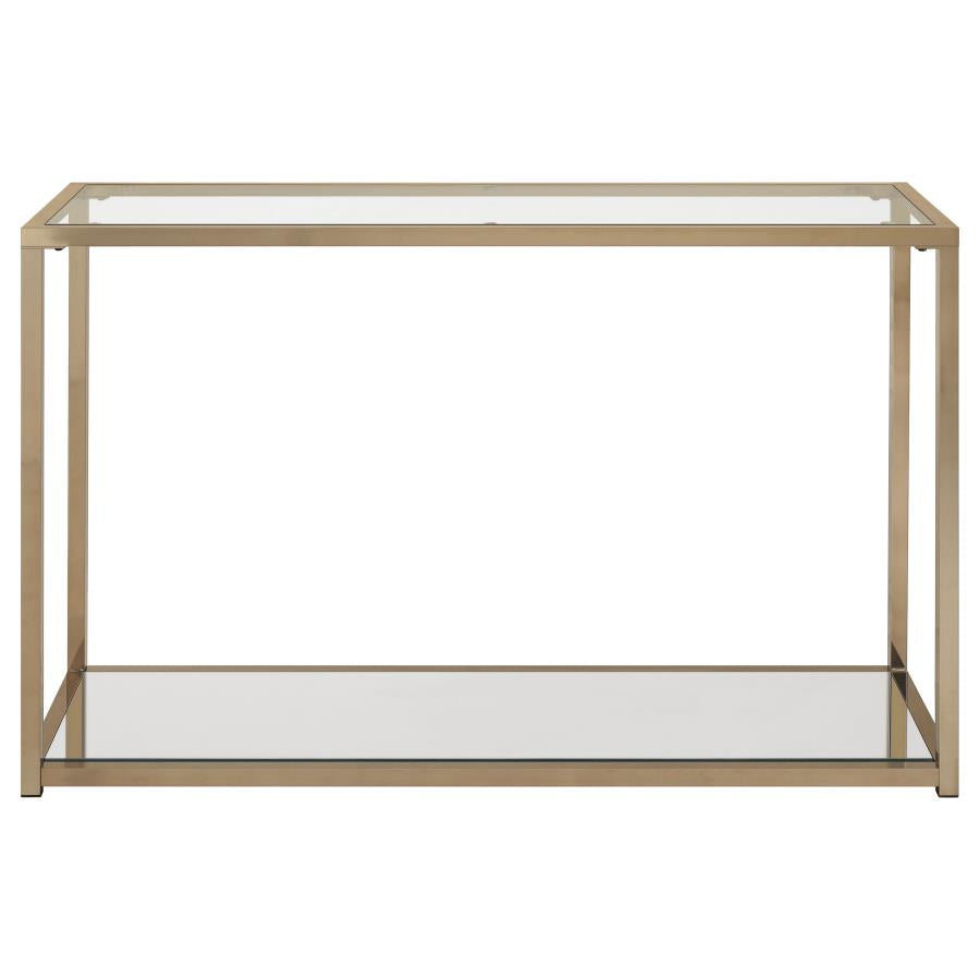 Cora Gold Sofa Table