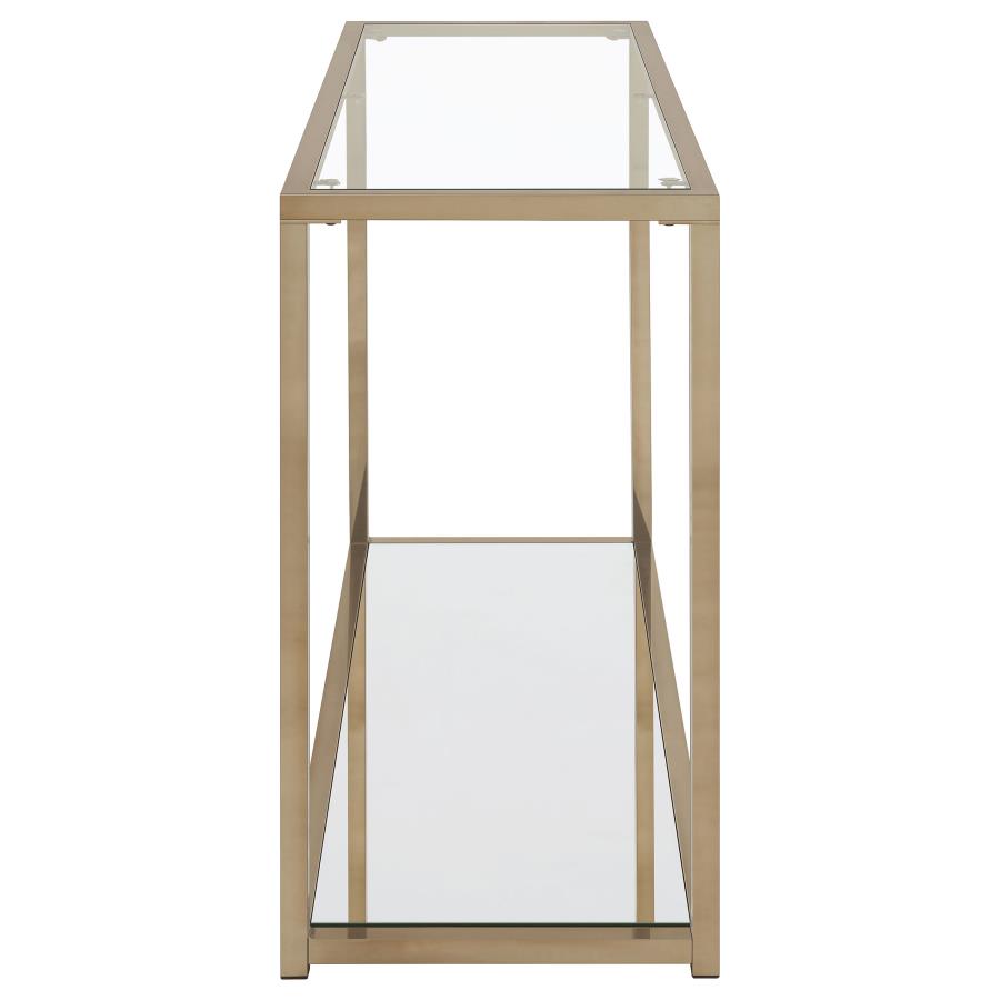 Cora Gold Sofa Table