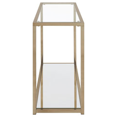 Cora Gold Sofa Table