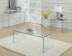 Ripley Clear Sofa Table