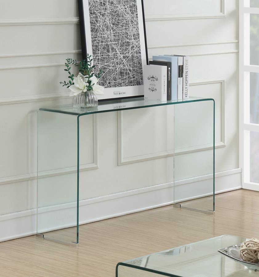 Ripley Clear Sofa Table