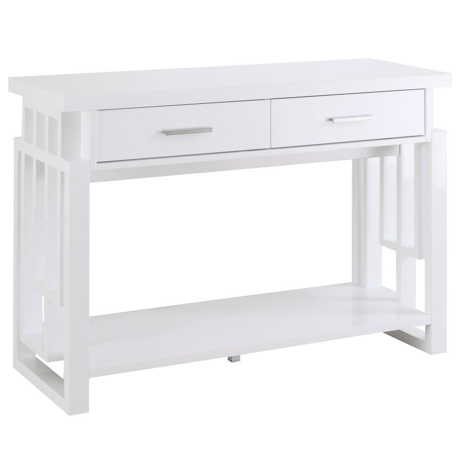 Schmitt White Sofa Table