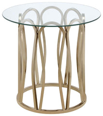Monett Gold End Table