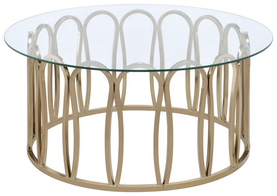 Monett Gold Coffee Table