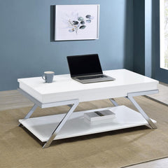 Marcia White Lift Top Coffee Table