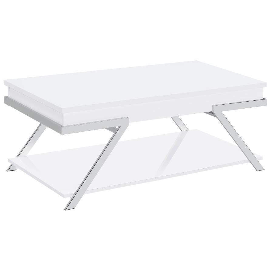 Marcia White Lift Top Coffee Table