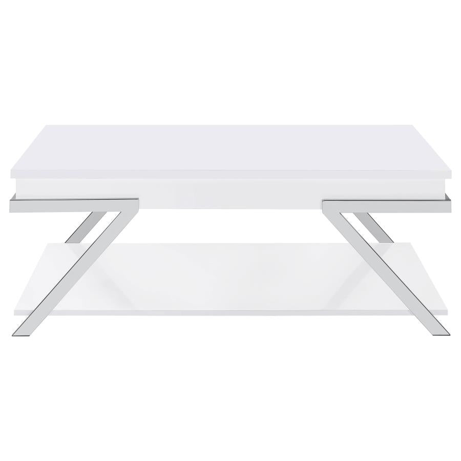 Marcia White Lift Top Coffee Table