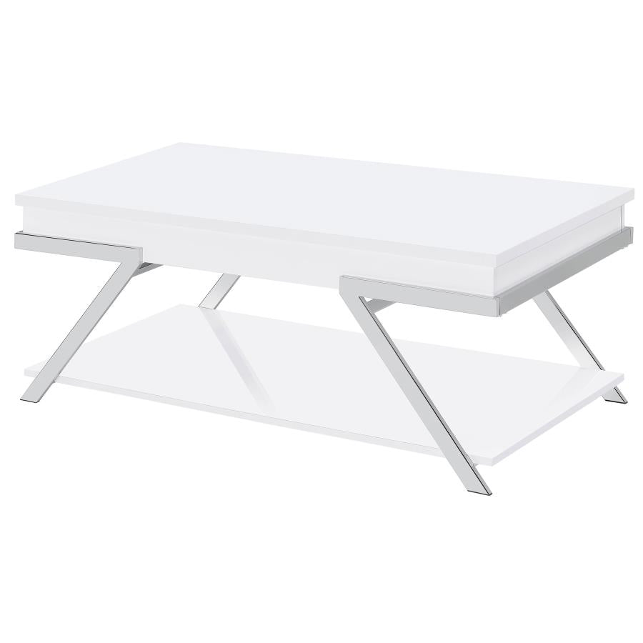 Marcia White Lift Top Coffee Table