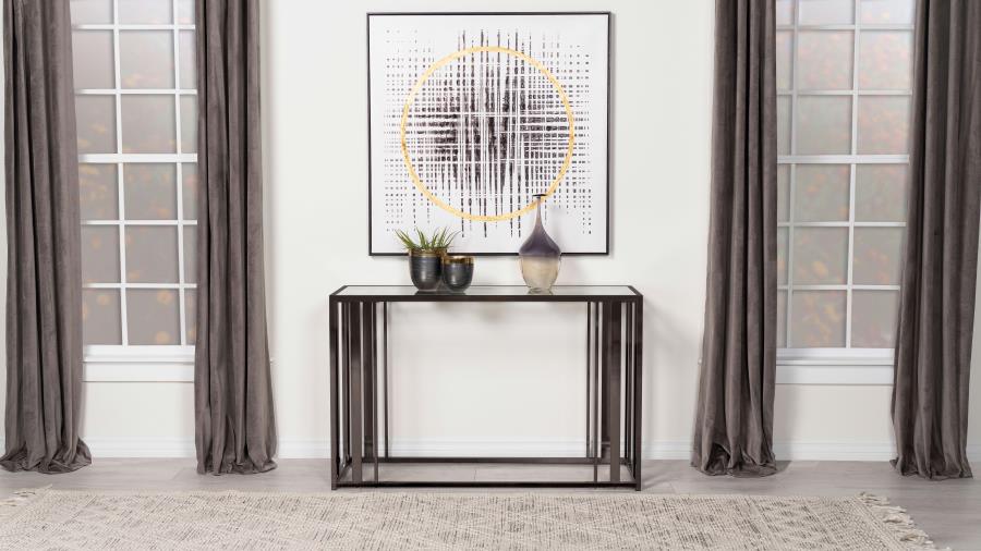Adri Black Console Table