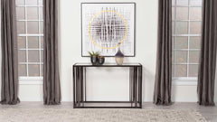 Adri Black Console Table