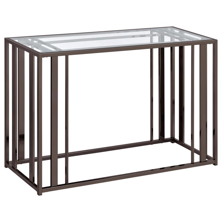 Adri Black Console Table