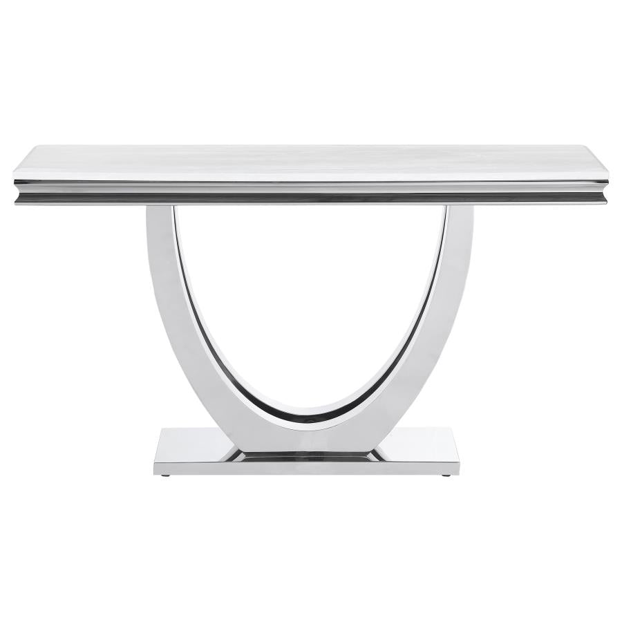 Kerwin White Sofa Table