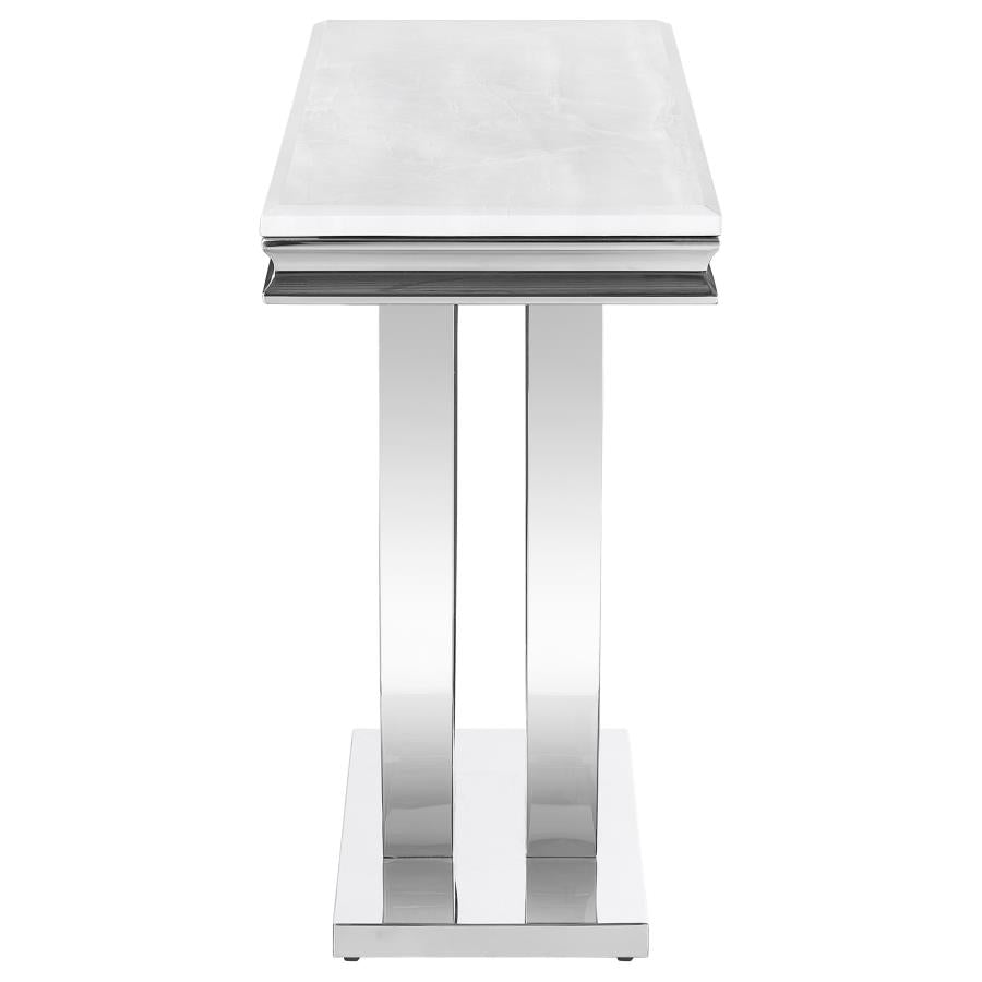 Kerwin White Sofa Table