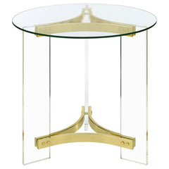 Janessa Gold End Table