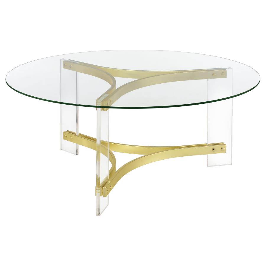 Janessa Gold Coffee Table