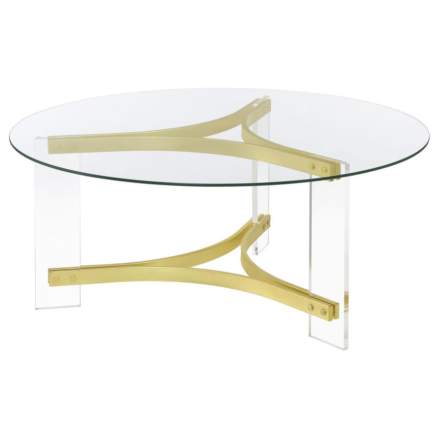 Janessa Gold Coffee Table
