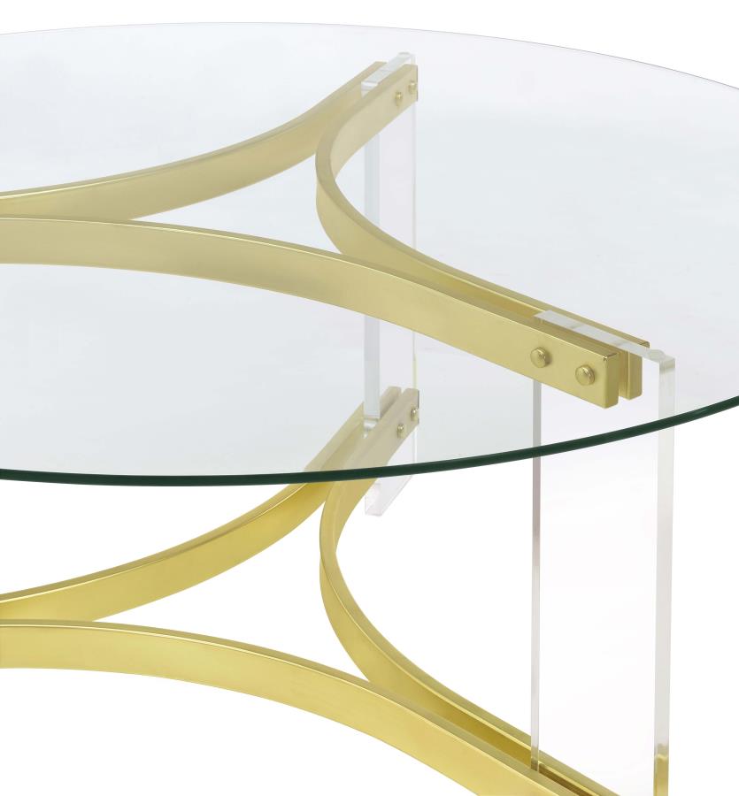Janessa Gold Coffee Table