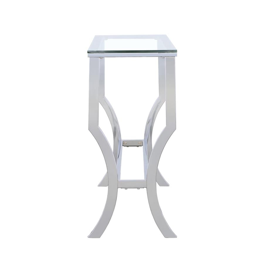 Saide Silver Sofa Table