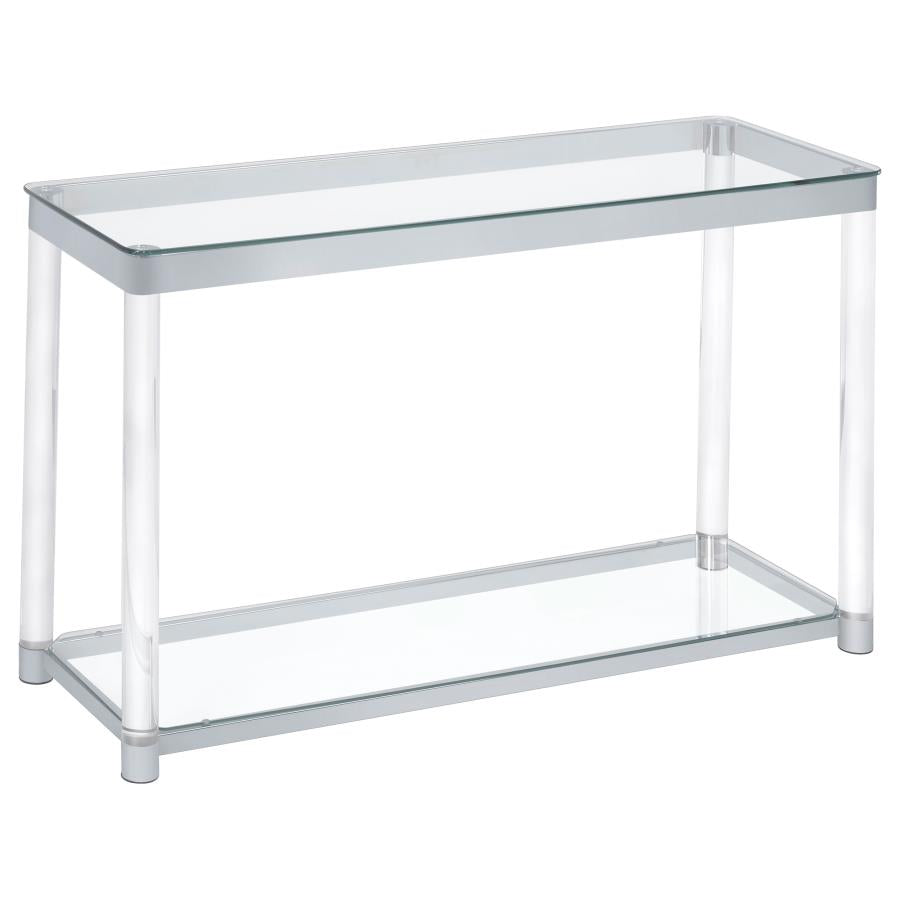 Anne Silver Sofa Table