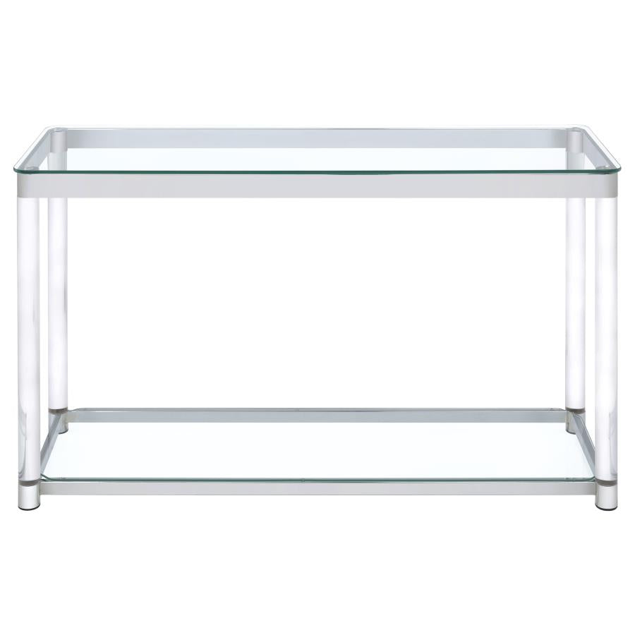 Anne Silver Sofa Table