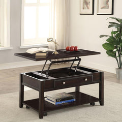 Bradford Brown Lift Top Coffee Table