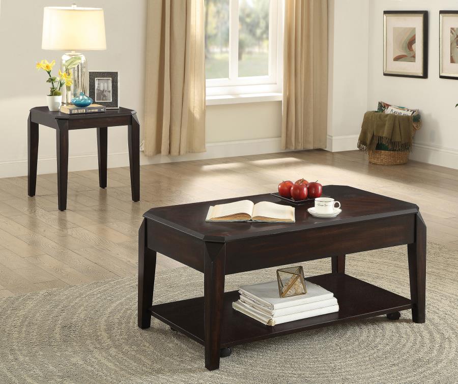 Baylor Brown Lift Top Coffee Table