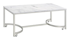 Leona White Coffee Table