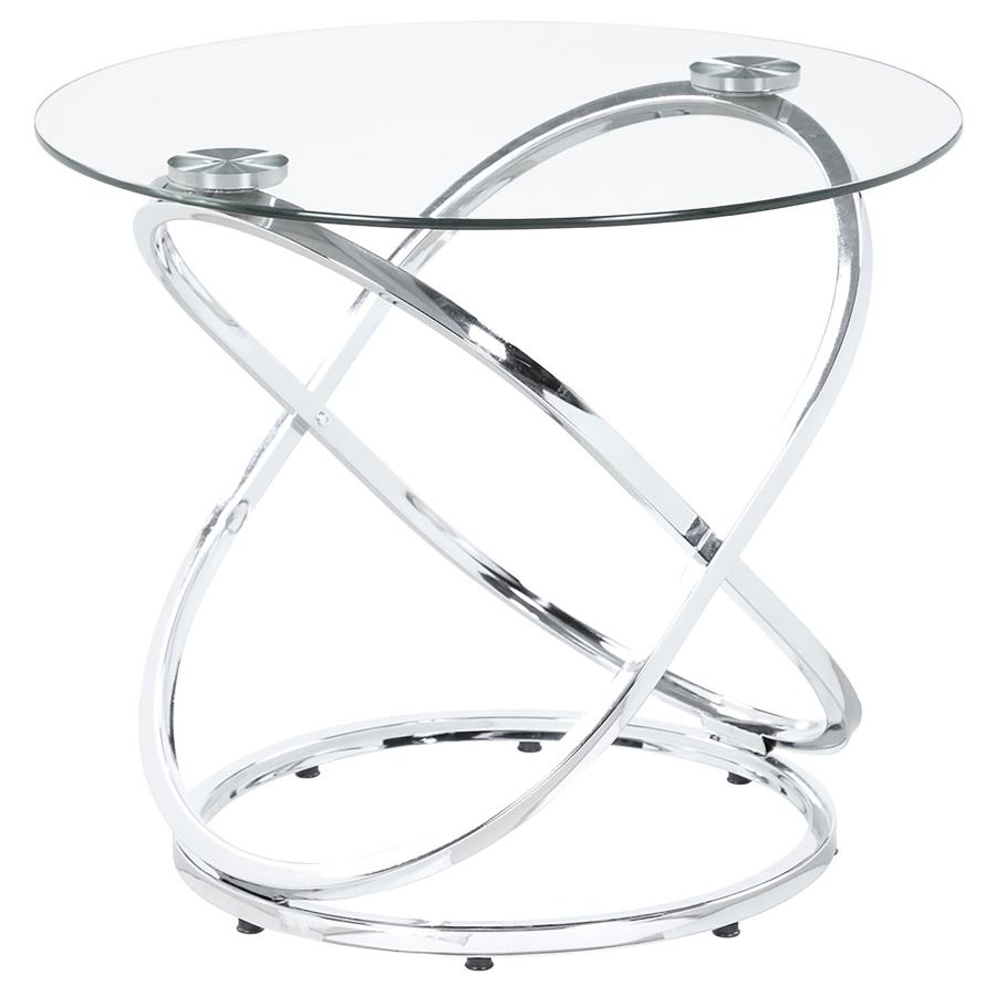 Warren Silver 3 Pc Coffee Table Set