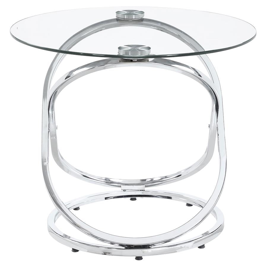 Warren Silver 3 Pc Coffee Table Set