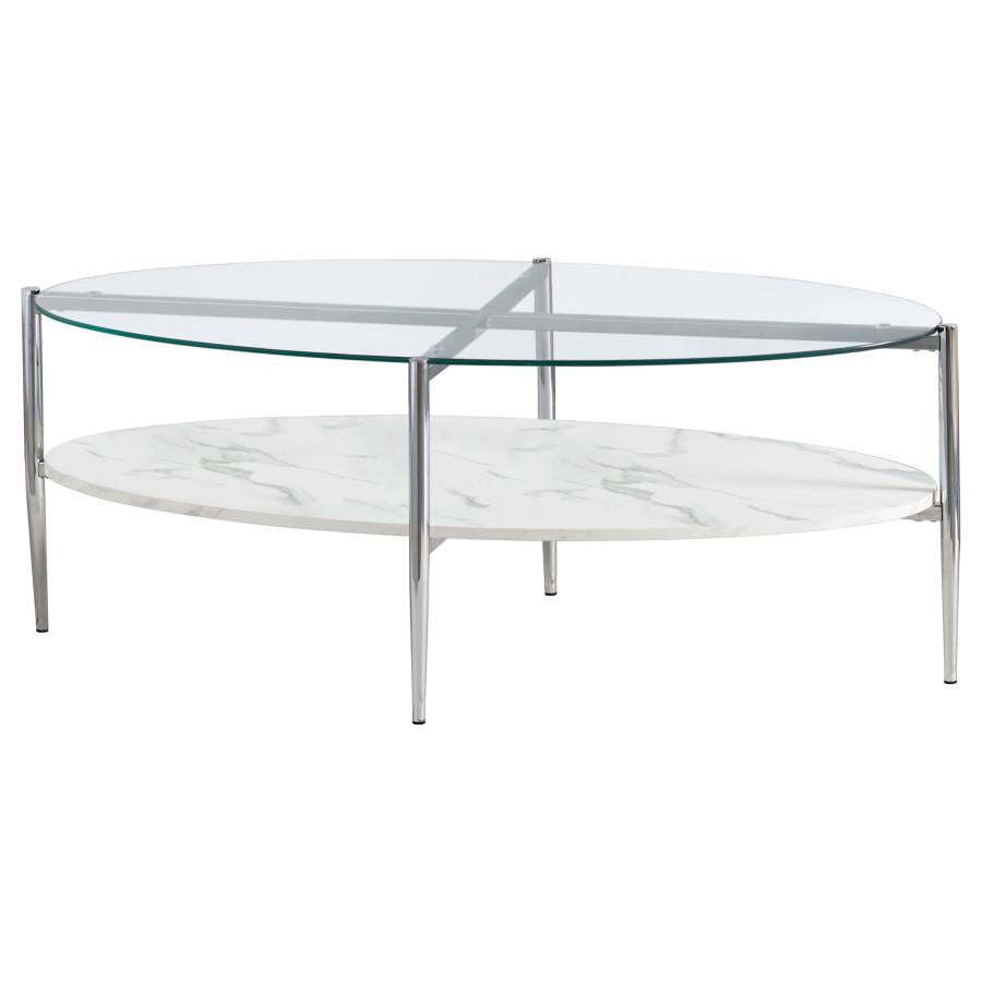 Cadee White Coffee Table