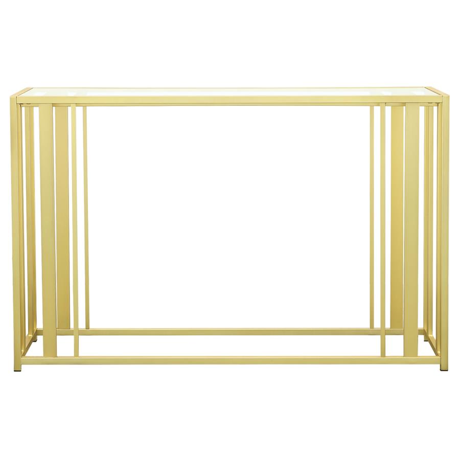 Adri Gold Sofa Table