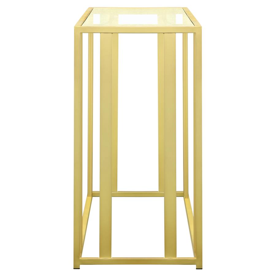Adri Gold Sofa Table