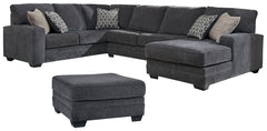 Tracling 3-Piece Sectional with Ottoman - PKG001613