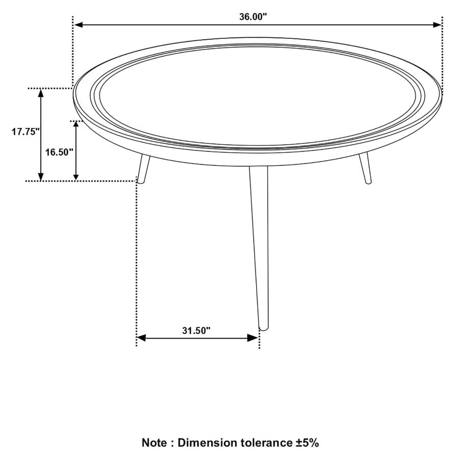 Zoe Brown Coffee Table