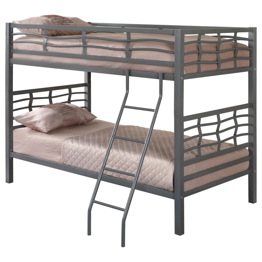 Fairfax Grey Twin / Twin Bunk Bed