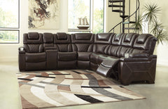 Warnerton 3-Piece Power Reclining Sectional - The Bargain Furniture