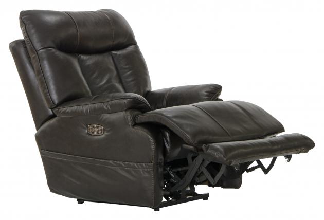 Naples Pwr Headrest w/Lumbar Pwr Lay Flat Recliner w/Ext Ottoman
