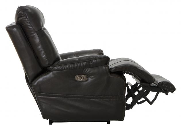 Naples Pwr Headrest w/Lumbar Pwr Lay Flat Recliner w/Ext Ottoman
