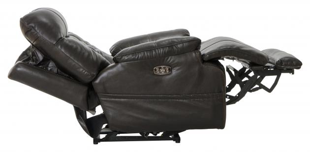 Naples Pwr Headrest w/Lumbar Pwr Lay Flat Recliner w/Ext Ottoman