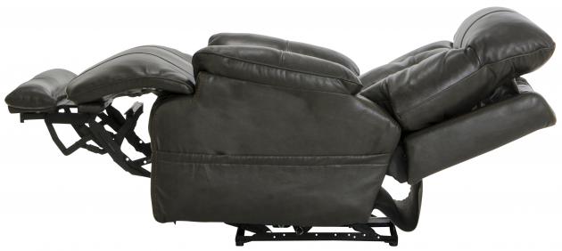 Naples Power Headrest Power Lay Flat Recliner w/Extended Ottoman